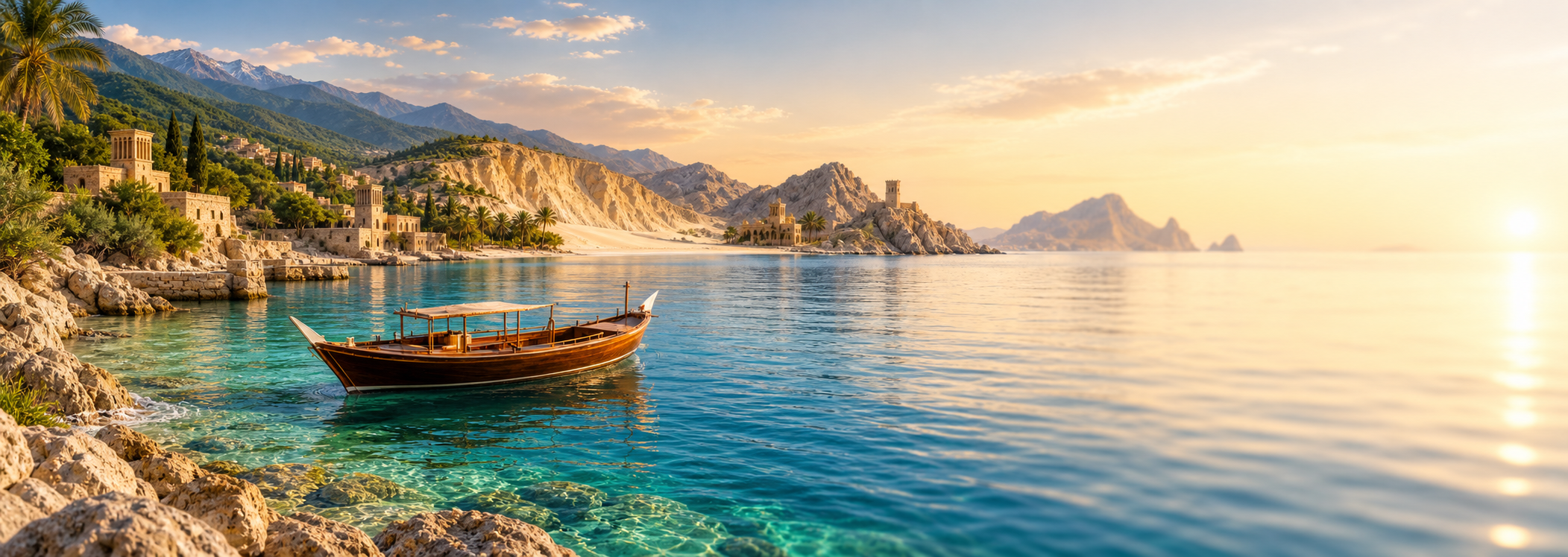 Mer Caspienne et golfe Persique en Iran