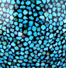 Firoozeh Kari Koobi, incrustation de turquoise