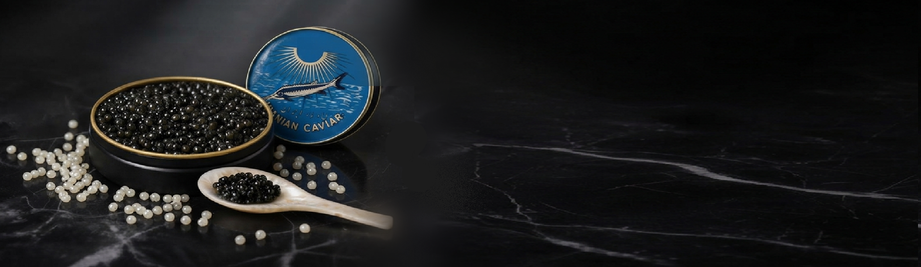 Caviar iranien de la mer Caspienne