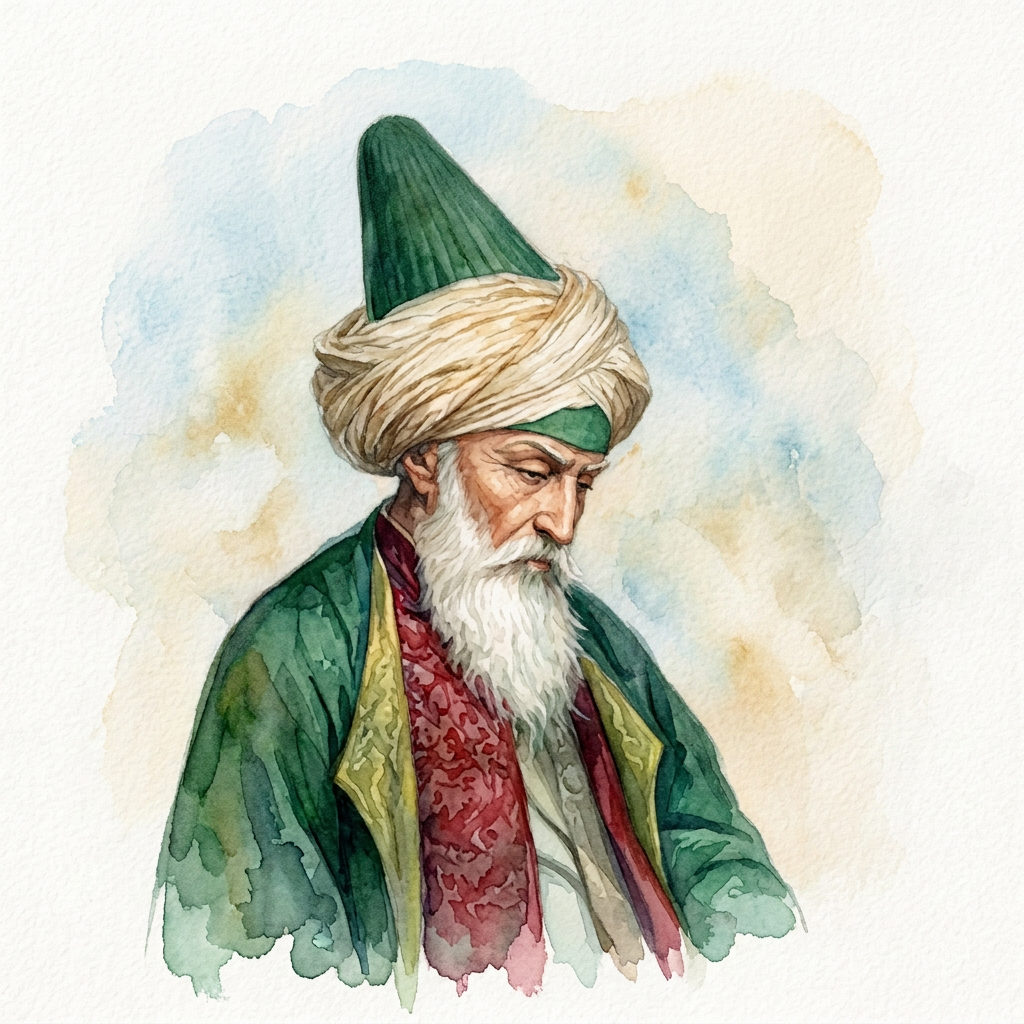 Mowlana Djalâl ad-Dîn Rûmî, illustration